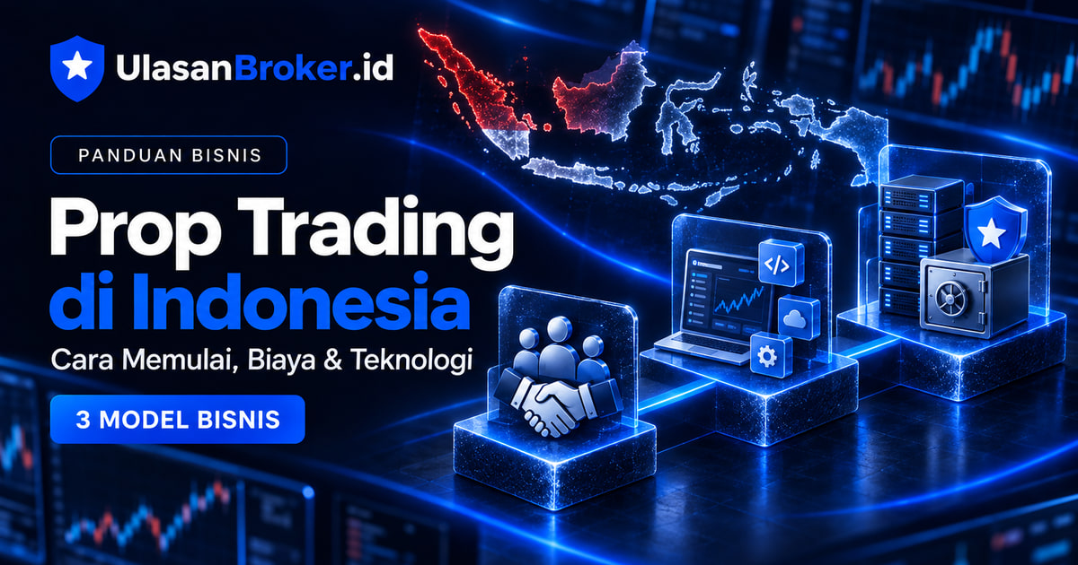 Panduan bisnis prop trading di Indonesia — tiga model bisnis, biaya, dan teknologi